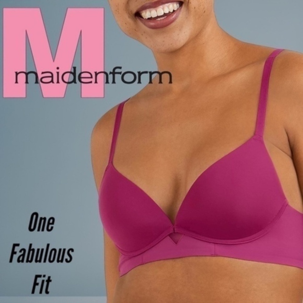 MAIDENFORM One Fabulous Fit Convertible Strap Wireless Shaping Bra NWT/38B